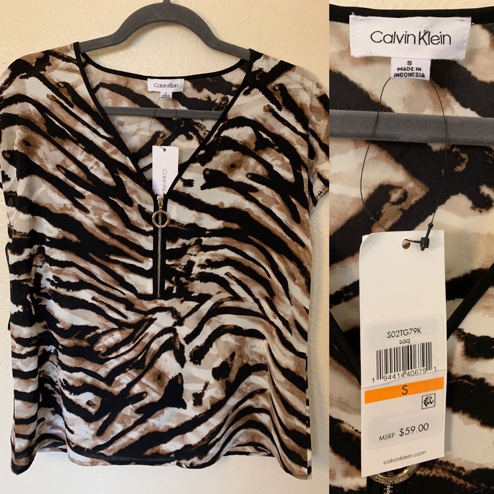 NEW Calvin Klein Women Blouse Top